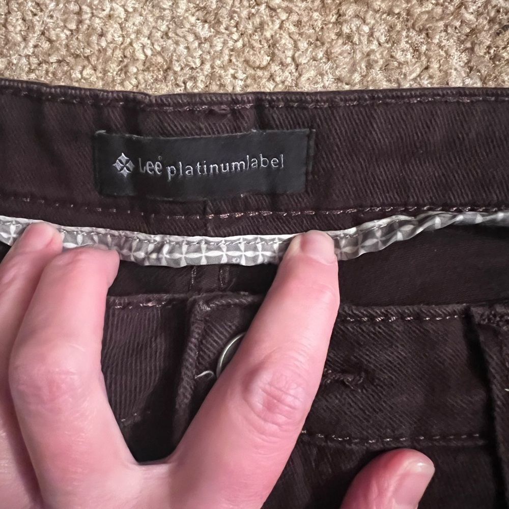 Brown Straight-Leg Pants - Picture 3 of 7